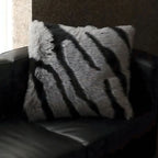 Stylish Faux Fur Throw Pillows for Sofa – Elegant Home Decor Accent 1