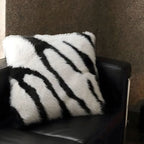 Stylish Faux Fur Throw Pillows for Sofa – Elegant Home Decor Accent 2