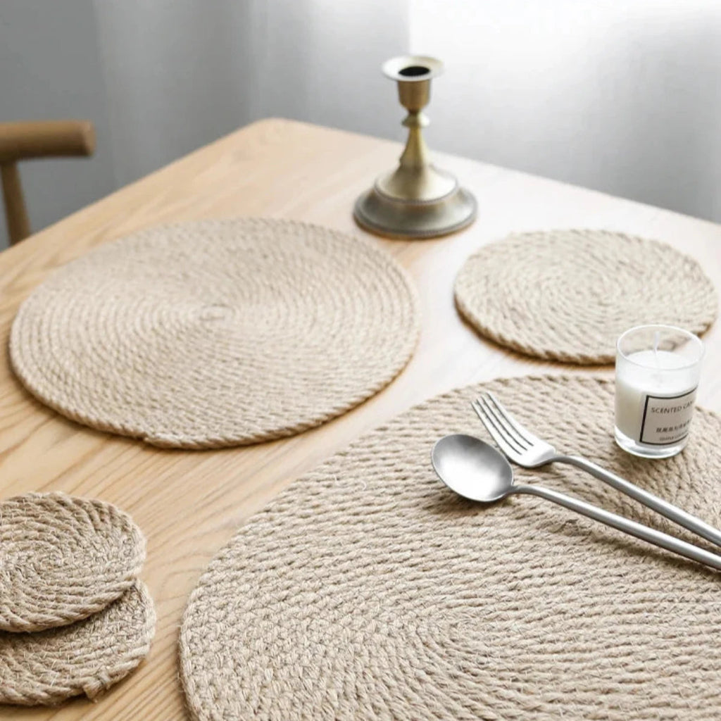 Japanese Placemats - Stylish Heat-Resistant Table Mats for Dining Room 3