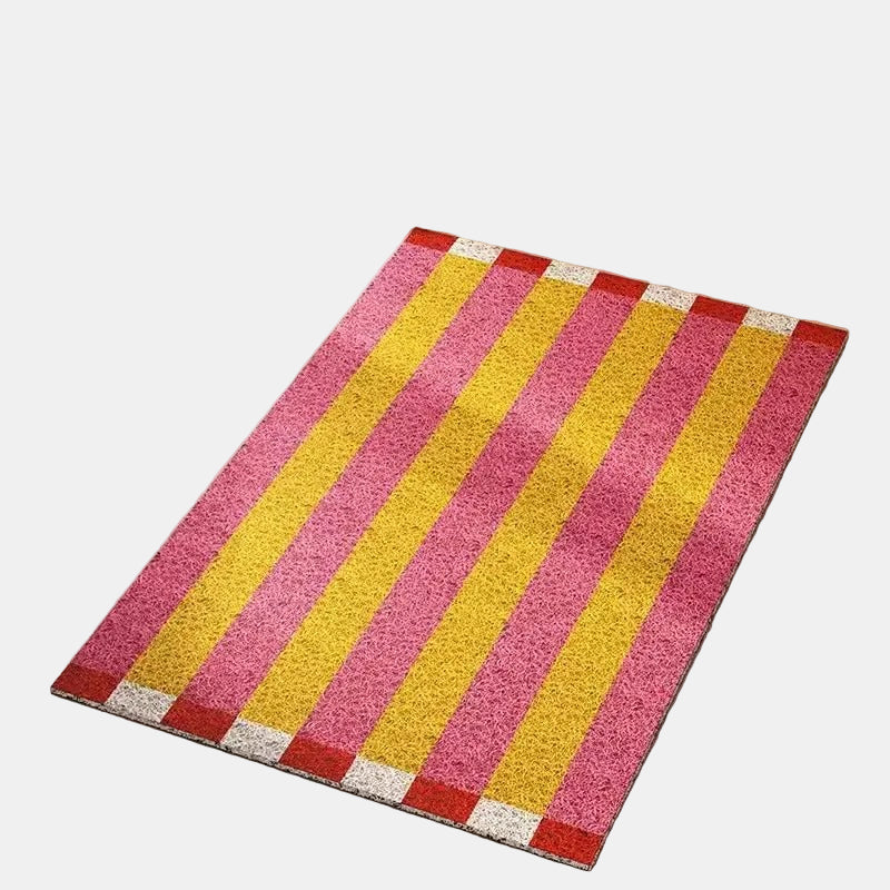 Stylish Stripe Doormat – Durable PVC Outdoor Door Mat for Entrance 3
