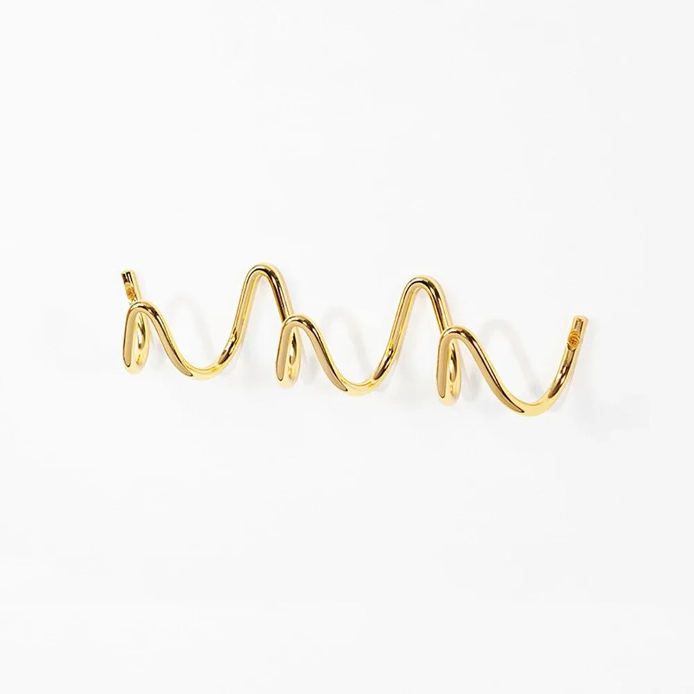 Stylish Wall Hook with Ocean Wave Design – Modern Coat Hooks for Entryway 8