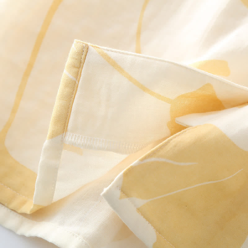 Sunlit Petal Lounge Set – Elegant Floral Loungewear For Comfort And Style