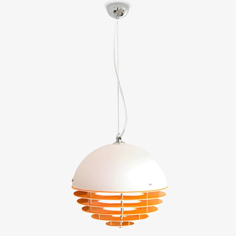 Sunset Pendant Light – Emotional Mood Light with Bauhaus Lamp Design-Pendant Light-Unique Casa-Orange + White-∅ 6.3″ x H 6.3″ / Dia 16 cm x H 16 cm-Unique Casa