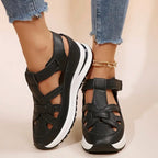 Supportive Casual Wedge Sandals With Comfortable Footbed-Women shoes-Unique Casa-Unique Casa