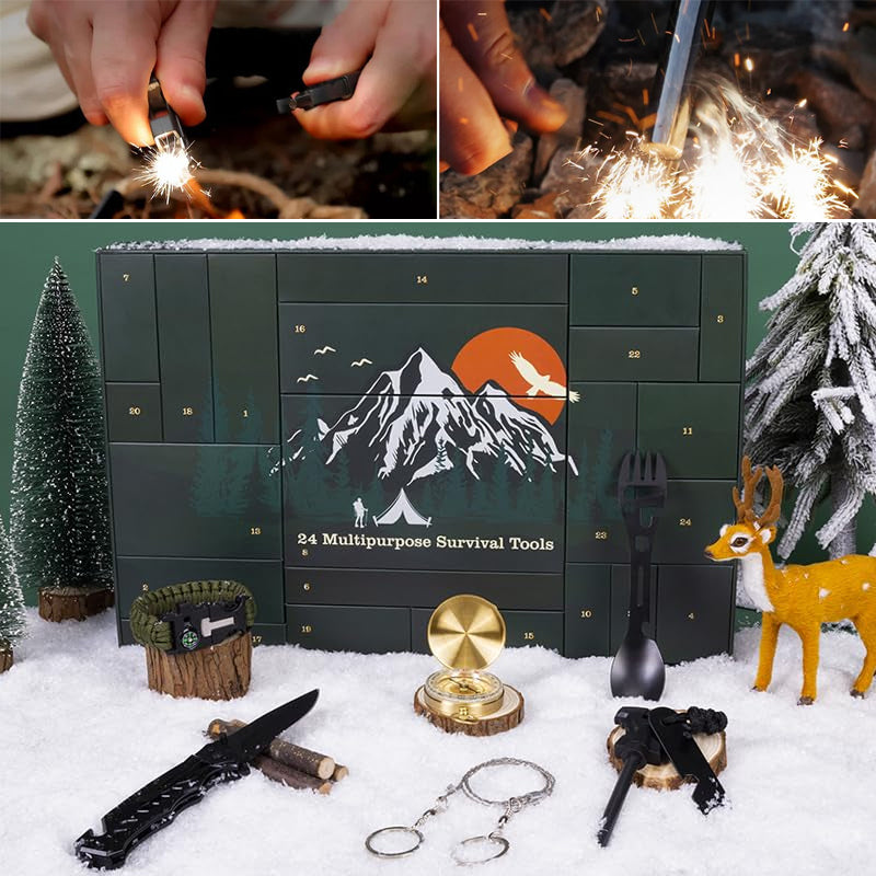 Survival Kit Advent Calendar 2025 – Daily Prep & Adventure Essentials-Christmas-Unique Casa-Unique Casa