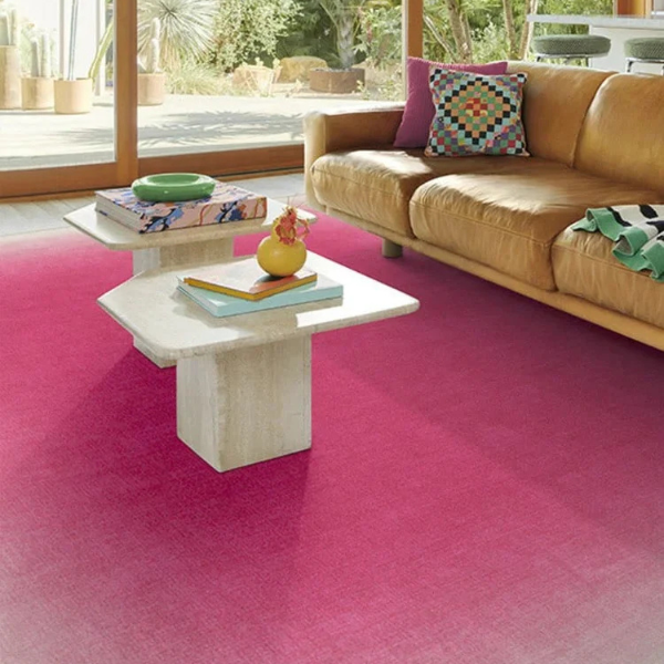Gradient Pink Carpet – Soft Minimalist Pastel Rug for Bedroom & Living Room Decor-Rug-Unique Casa-Unique Casa