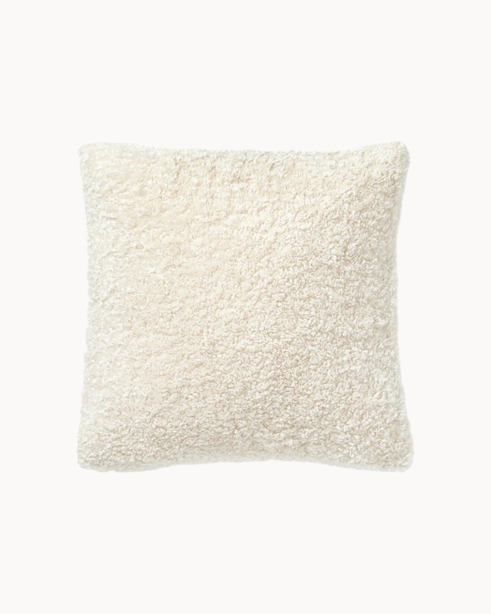 Teddy Cushion Cover 45x45 cm – Soft & Fluffy Comfort-Cushion Cover-Beige-Unique Casa