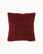 Teddy Cushion Cover 45x45 cm – Soft & Fluffy Comfort-Cushion Cover-Burgundy-Unique Casa