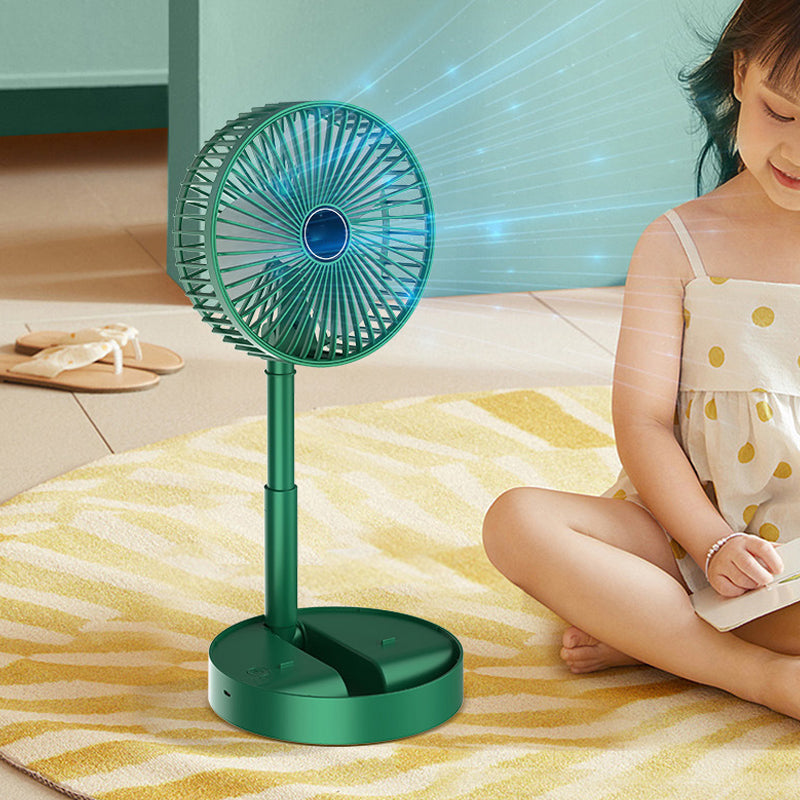 Telescopic Folding Table Fan – Rechargeable Portable Fan with Adjustable Height-Table Fan-Unique Casa-Unique Casa