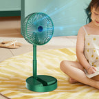 Telescopic Folding Table Fan – Rechargeable Portable Fan with Adjustable Height-Table Fan-Unique Casa-Unique Casa