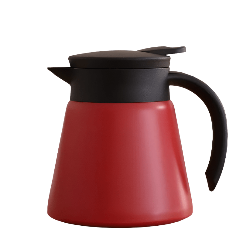 Thermal Insulated Carafe 600ml – Keep Drinks Hot or Cold for Hours-Coffee & Tea-Unique Casa-Red-Unique Casa