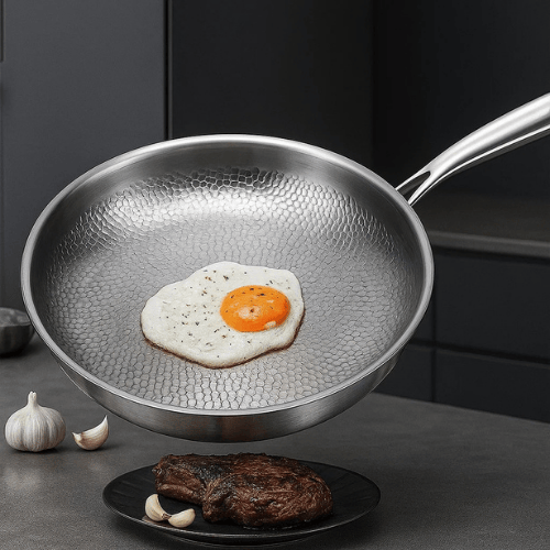 Non-Stick Titanium Frying Pan for All Stovetops – Durable Heat-Resistant Cookware