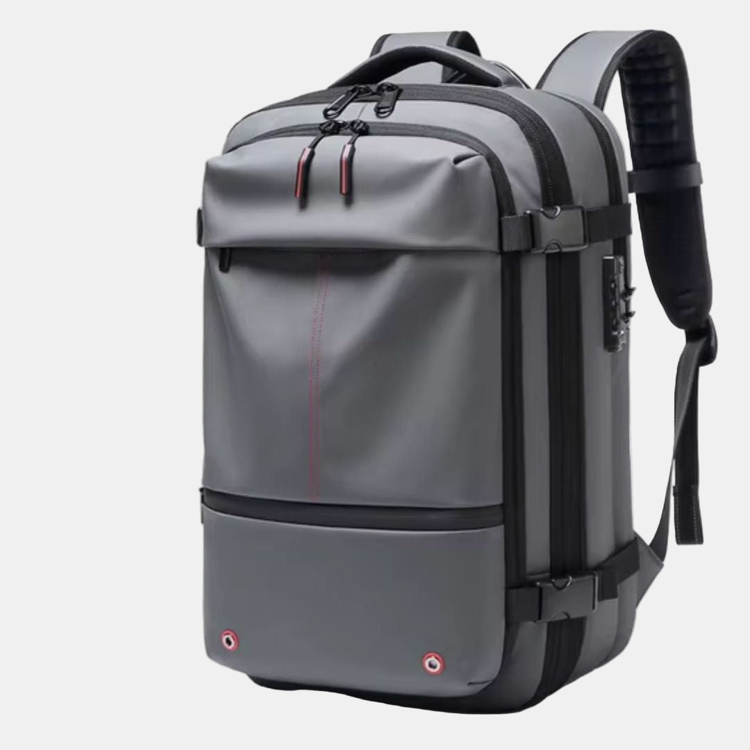 Travel Backpack with Vacuum Compression – Expandable Smart Bag for Organized Packing-Vacuum Backpack Travel-Unique Casa-Dark-gray-Unique Casa