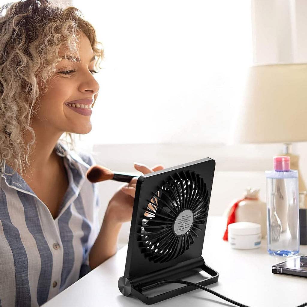 Ultra-Quiet Compact Table Fan – Portable Cooling for Bedroom and Office-Table Fan-Unique Casa-Unique Casa