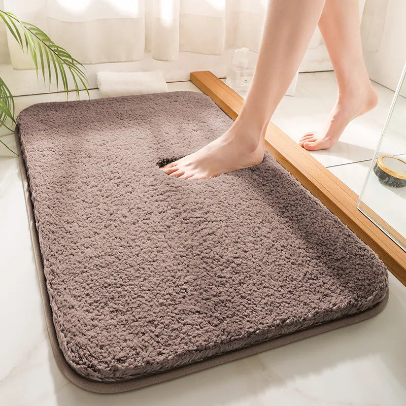 Ultra-Soft Non-Slip Bath Mat – Thick Microfiber Rug for Bathroom Comfort 2