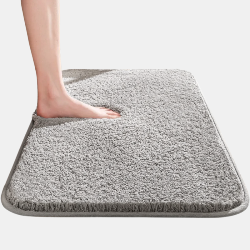 Ultra-Soft Non-Slip Bath Mat – Thick Microfiber Rug for Bathroom Comfort-Bath Mats-Unique Casa-Grey-Small - 40 x 60 cm-Unique Casa