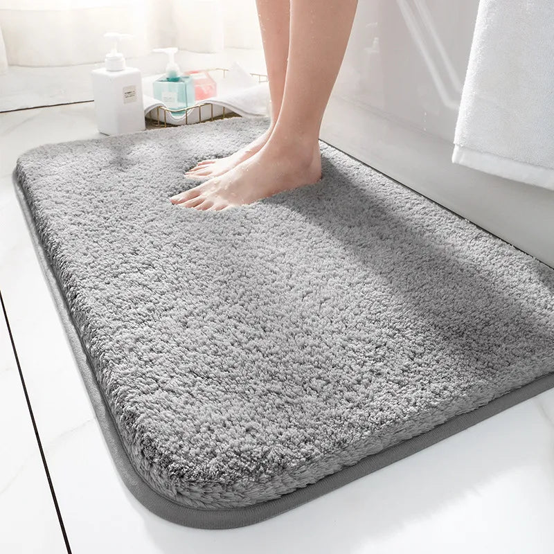 Ultra-Soft Non-Slip Bath Mat – Thick Microfiber Rug for Bathroom Comfort 4