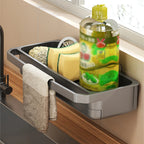 Under Sink Storage Organizer – Non-Slip Kitchen Caddy for Cleaning Essentials 5