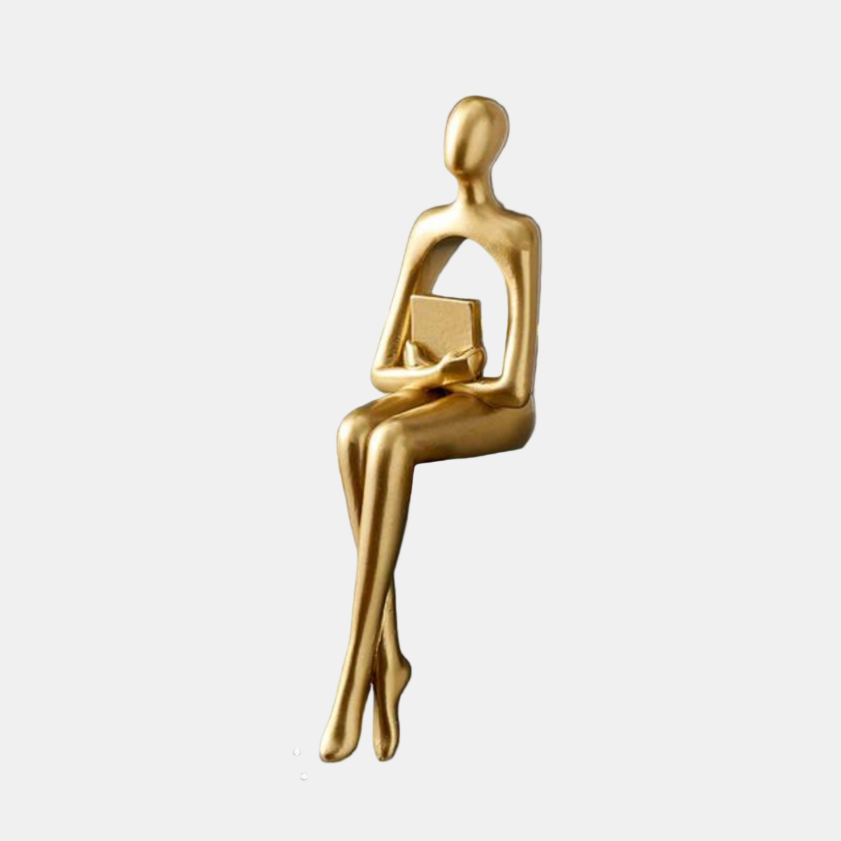 Unique Abstract Figurines for Bookshelf Decor – Handcrafted Artistic Accents 9