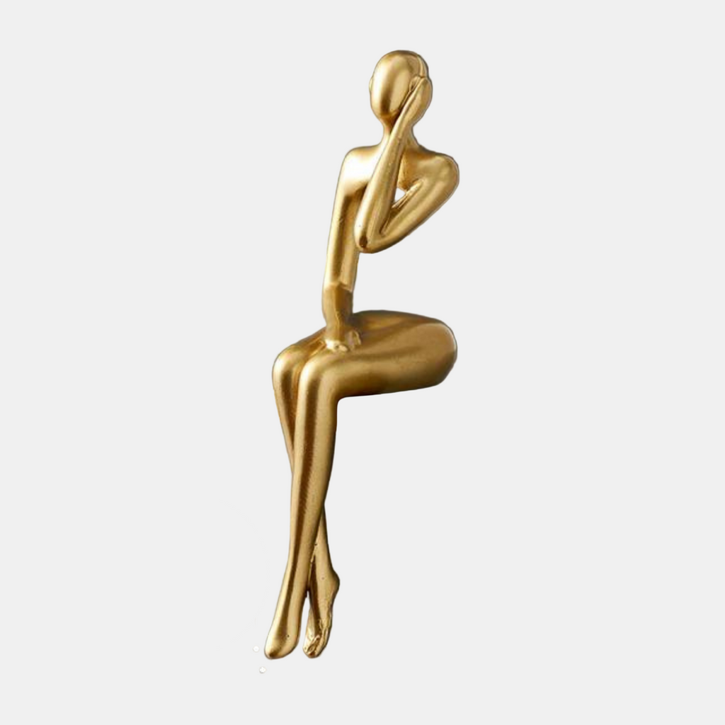 Unique Abstract Figurines for Bookshelf Decor – Handcrafted Artistic Accents 10