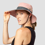 UV Protection Foldable Sun Hat for Women – Wide Brim Summer Cap with Ponytail Hole-Sun Hat-Unique Casa-Pink-Unique Casa