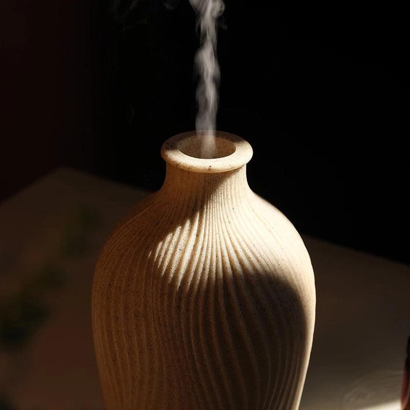 Vase-Shaped Ultrasonic Essential Oil Diffuser – Modern Boho Style Humidifier for Home-Oil Diffuser-Unique Casa-Unique Casa