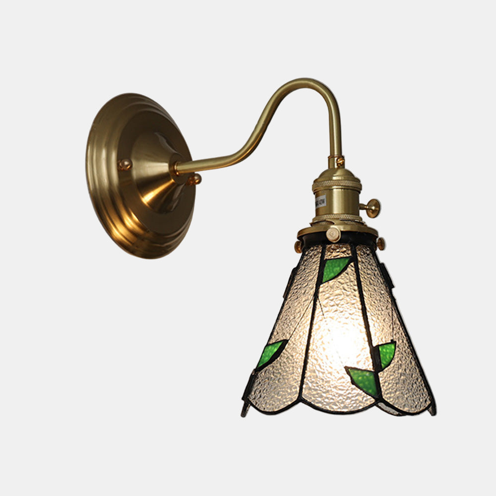 Vintage Glass Wall Sconce – Elegant Wall Light for Living Room Decor 3