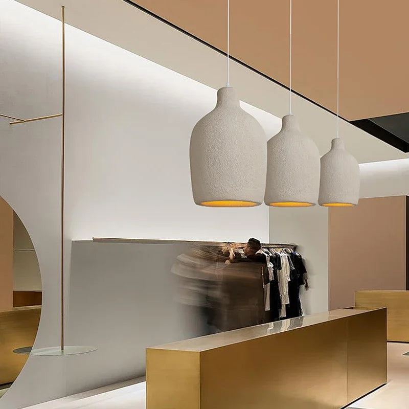 Wabi Sabi Cream Style LED Chandelier – Elegant Pendant Light for Modern Interiors-Ceiling Lamp-Unique Casa-Unique Casa