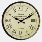 Wall Clock with Classic Design – Silent Quartz Movement for Living Room-Wall Clocks-Unique Casa-25cm-Unique Casa