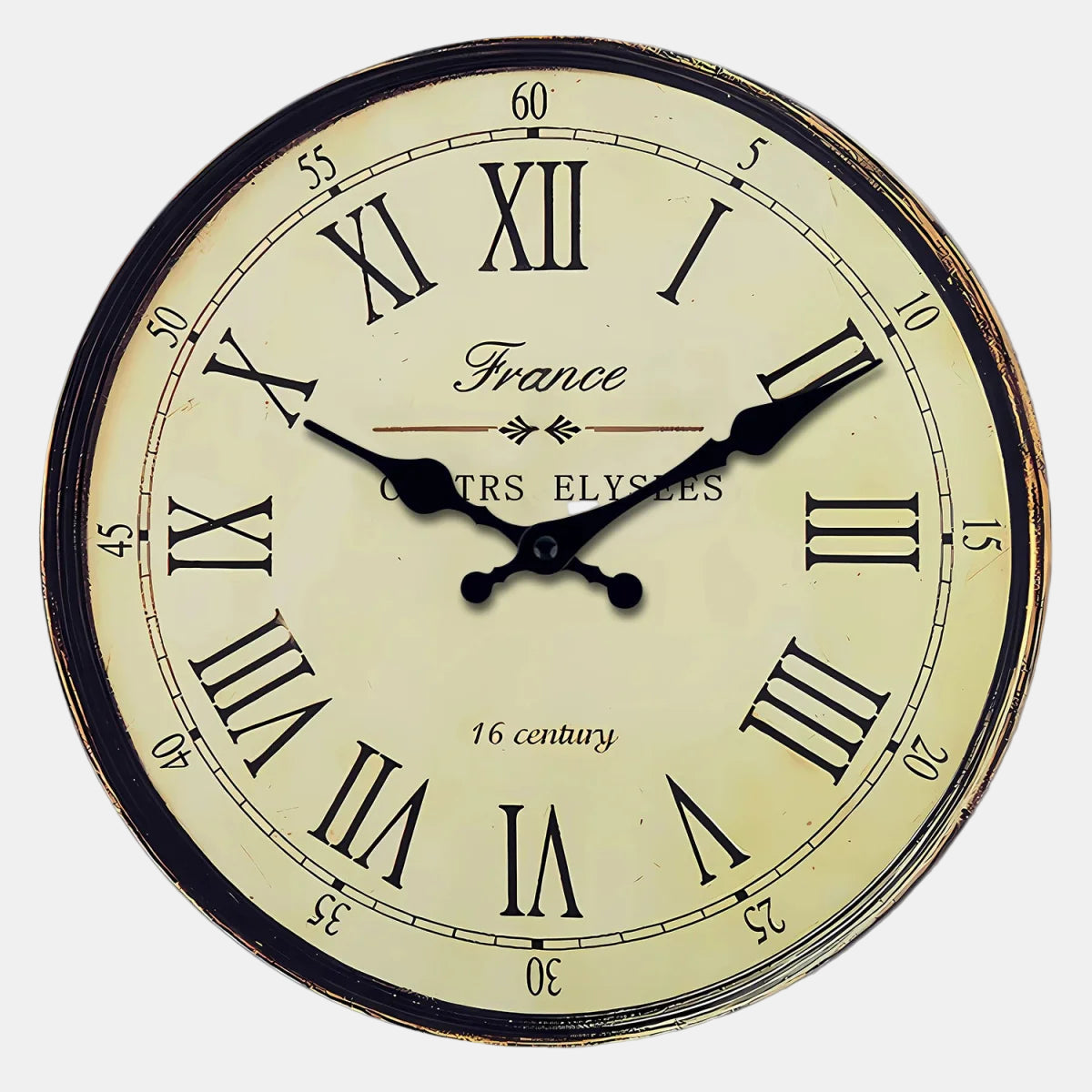 Wall Clock with Classic Design – Silent Quartz Movement for Living Room-Wall Clocks-Unique Casa-25cm-Unique Casa