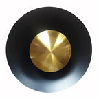 Wall Light Modern Round LED Lamp For Stylish Ambient Home Lighting-Wall Lights-Unique Casa-Black-Warm-Unique Casa