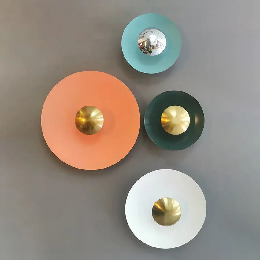Wall Light Modern Round LED Lamp For Stylish Ambient Home Lighting-Wall Lights-Unique Casa-Unique Casa