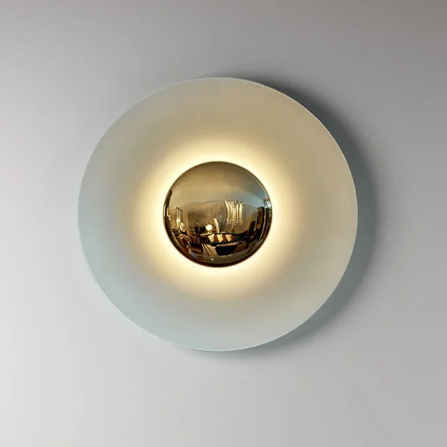 Wall Light Modern Round LED Lamp For Stylish Ambient Home Lighting-Wall Lights-Unique Casa-White-Warm-Unique Casa