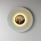 Wall Light Modern Round LED Lamp For Stylish Ambient Home Lighting-Wall Lights-Unique Casa-White-Warm-Unique Casa
