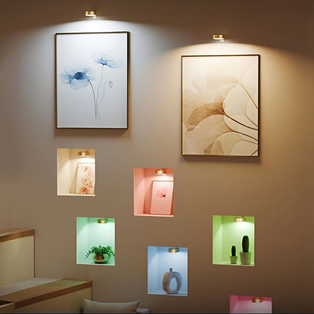 Wall Light – Wireless LED Picture Spotlights with USB Rechargeable and Remote Control-Wall Lighting-Unique Casa-Unique Casa