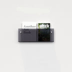 Wall Mounted Floating Magazine Holder – Stylish Acrylic Wall Shelf-Étagères murales-Unique Casa-Black 30x15x5cm-Unique Casa