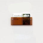 Wall Mounted Floating Magazine Holder – Stylish Acrylic Wall Shelf-Étagères murales-Unique Casa-Brown 30x15x5cm-Unique Casa