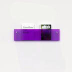 Wall Mounted Floating Magazine Holder – Stylish Acrylic Wall Shelf-Étagères murales-Unique Casa-Purple 50x15x5cm-Unique Casa