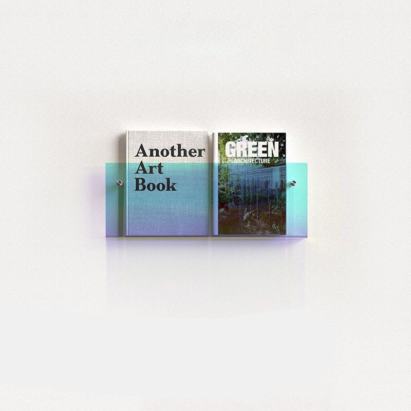 Wall Mounted Floating Magazine Holder – Stylish Acrylic Wall Shelf-Étagères murales-Unique Casa-Unique Casa