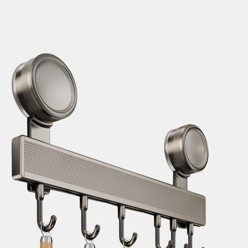 Wall-Mounted Kitchen Organizer Rack – No-Drill Utensil Holder for Easy Access 0