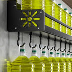 Wall-Mounted Kitchen Shelf Organizer – Modern Metal Storage Rack for Utensils 2