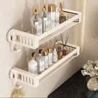 Wall-Mounted Storage Rack with Suction Cups – No-Drill Organizer for Bathroom & Kitchen 9