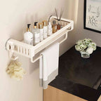 Wall-Mounted Storage Rack with Suction Cups – No-Drill Organizer for Bathroom & Kitchen 8