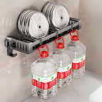 Wall-Mounted Storage Rack with Suction Cups – No-Drill Organizer for Bathroom & Kitchen 2