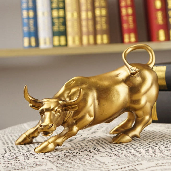 Wall Street Bull Statue – Resin Decorative Figure for Home or Office Decor 0