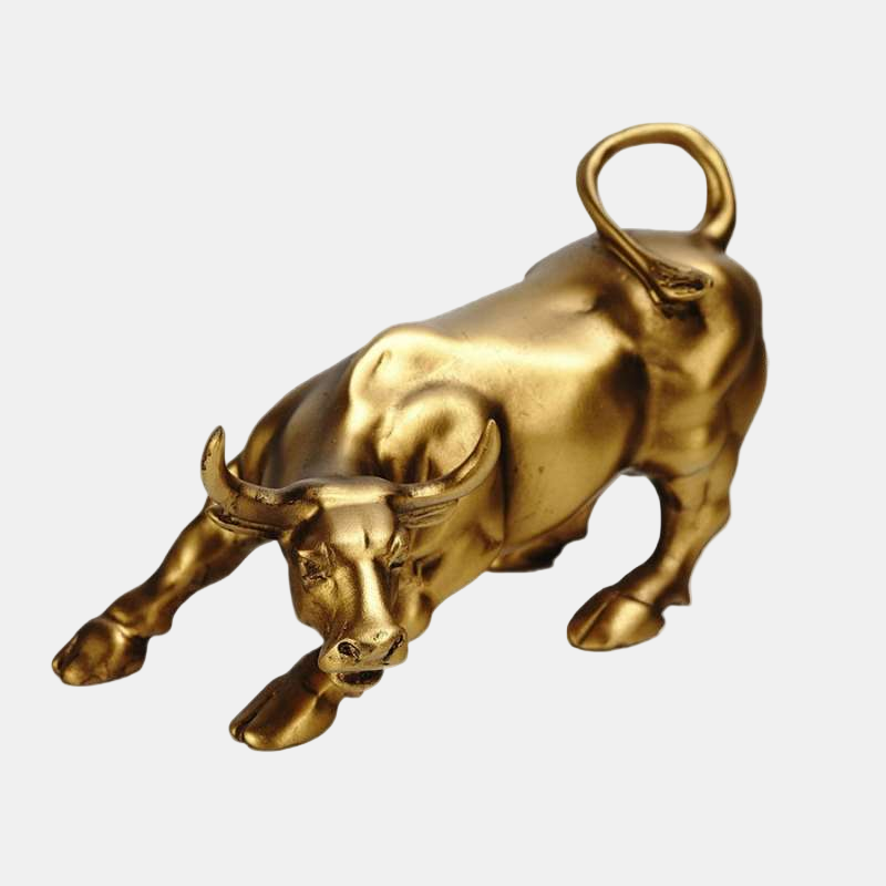 Wall Street Bull Statue – Resin Decorative Figure for Home or Office Decor 3