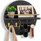 Wooden Wall Key Holder Rack – Eco-Friendly Key Organiser for Entryway 6