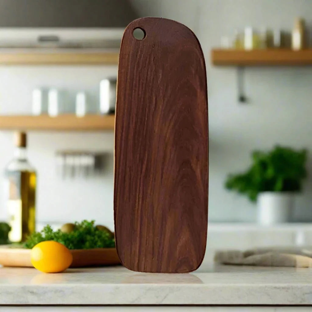 Walnut Cutting and Serving Board – Elegant Kitchen Chopping and Serving Tray-Cutting & Serving Boards-Unique Casa-15.7" x 5.5"-Unique Casa
