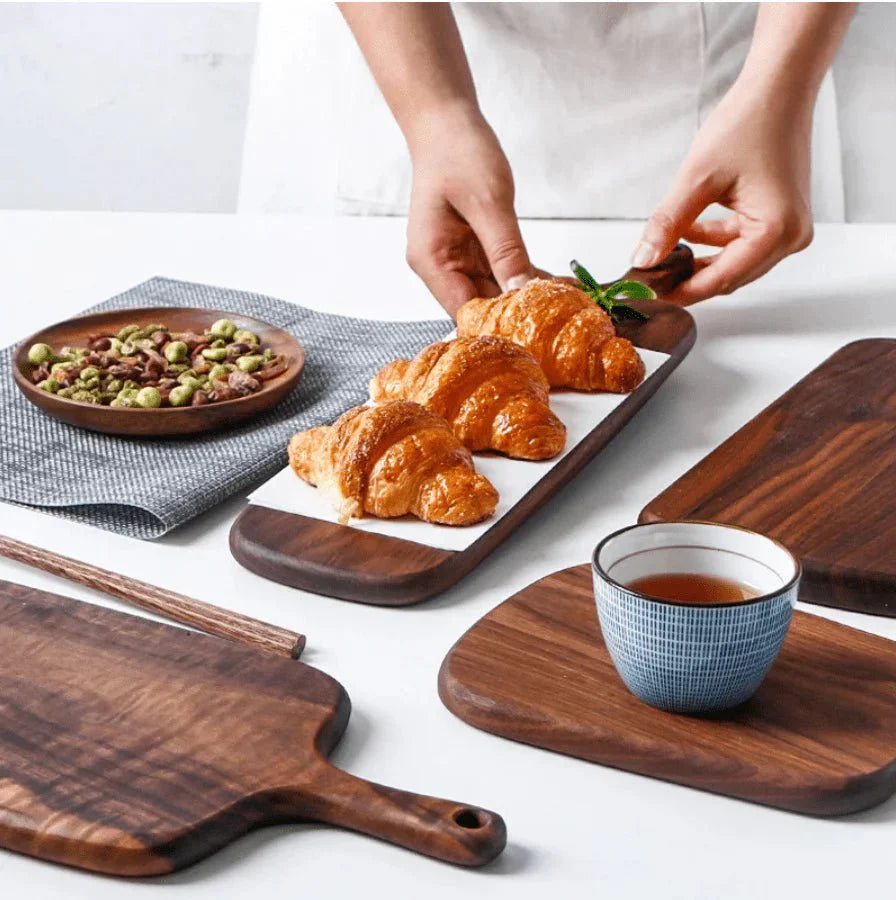 Walnut Cutting and Serving Board – Elegant Kitchen Chopping and Serving Tray-Cutting & Serving Boards-Unique Casa-Unique Casa