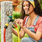 Water Splitter 2 Way – Heavy-Duty Garden Y Hose Connector with Dual Control-Water Splitter-Unique Casa-Unique Casa